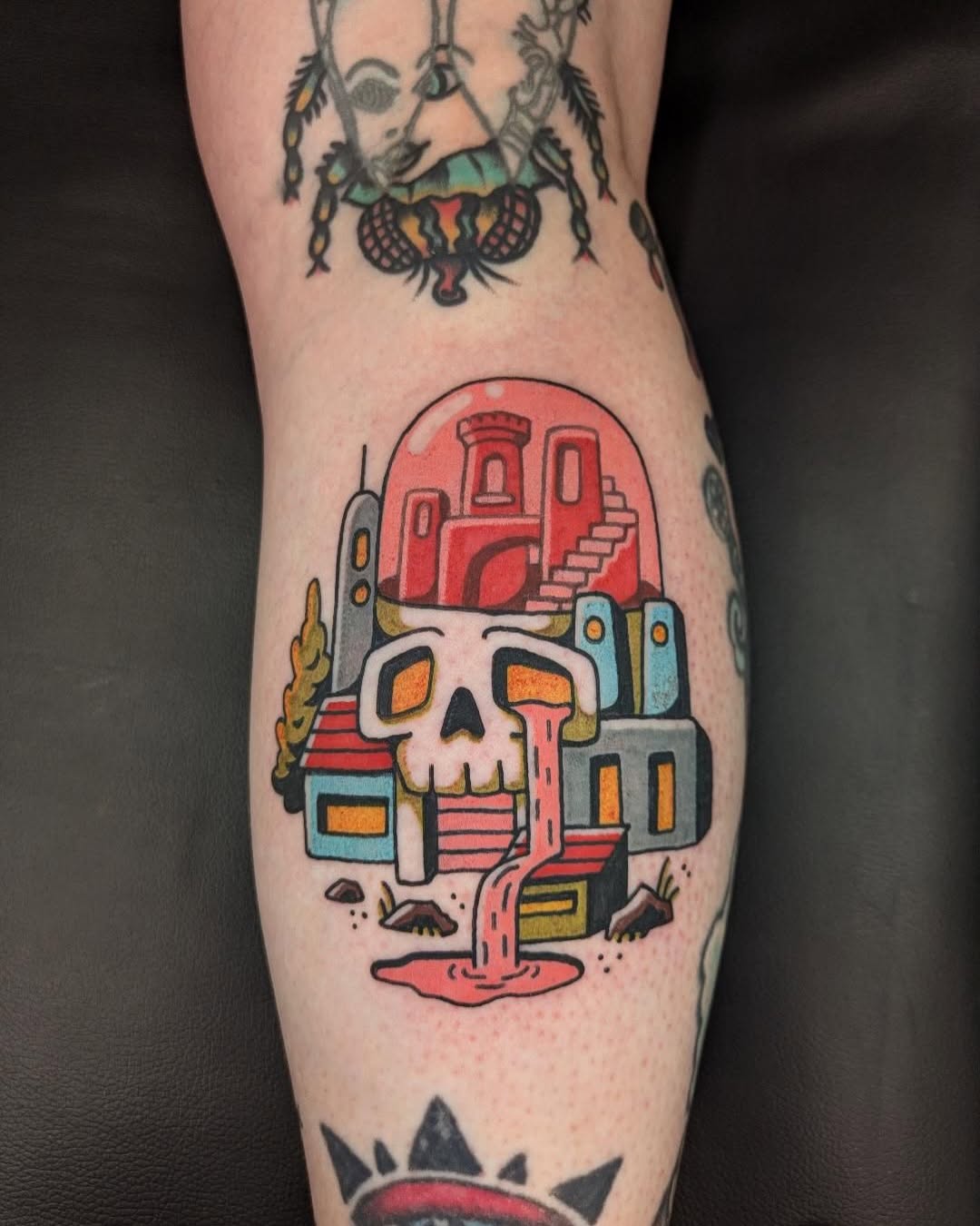 Tattoo by @cwednesday — new_school