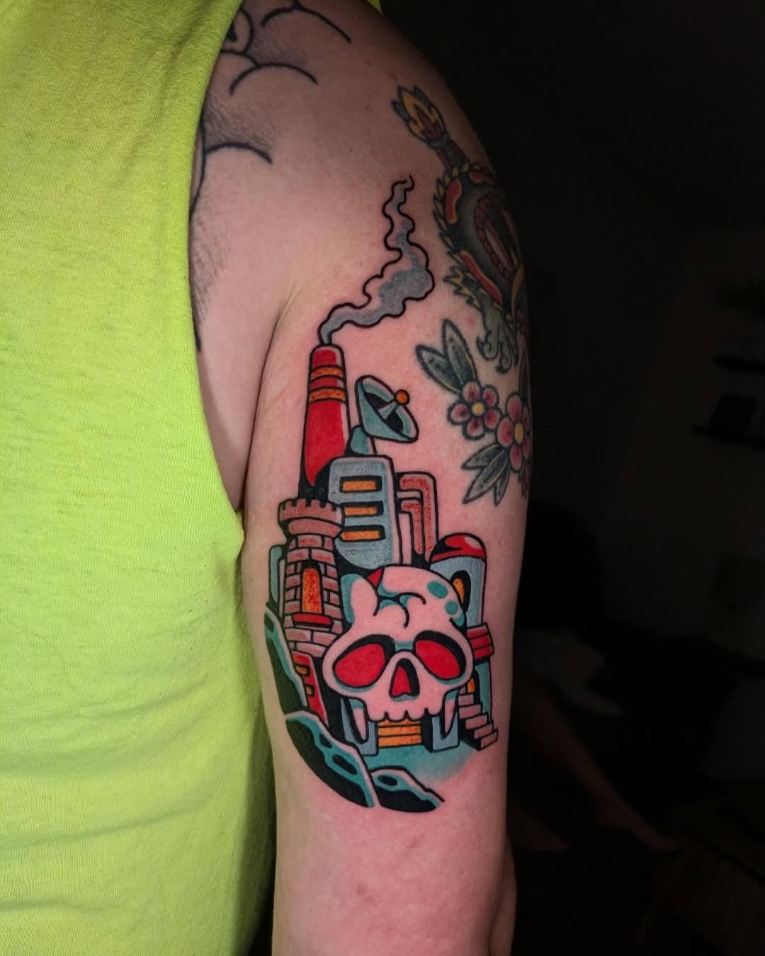 Tattoo by @cwednesday — new_school