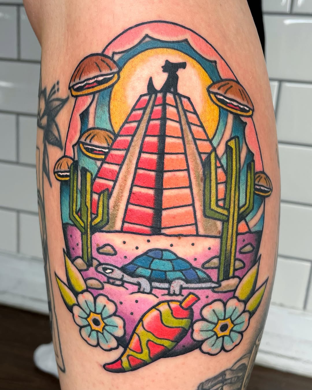 Tattoo by @verylame β new_school
