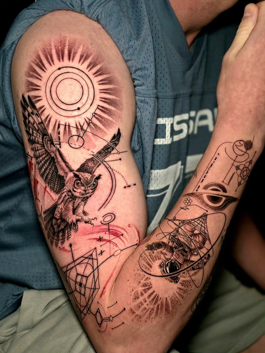 Tattoo by @dat_ngph — black_and_grey, geometric