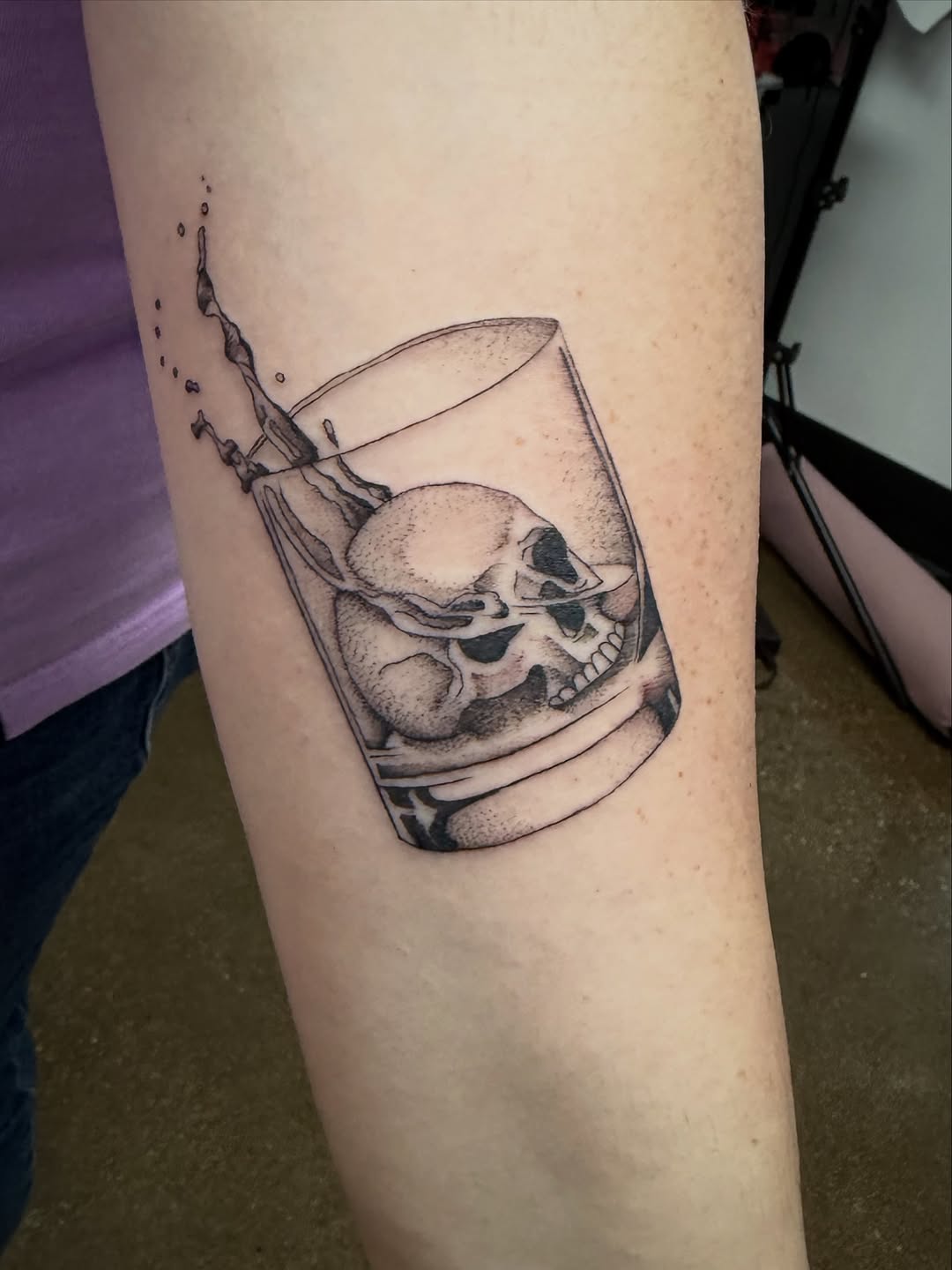 Tattoo by @annarttt — black_and_grey, realism