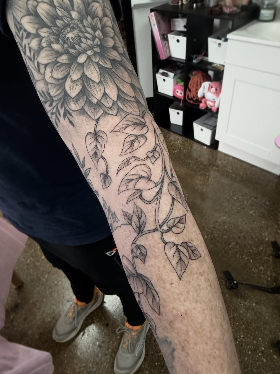 Tattoo by @annarttt — black_and_grey, realism