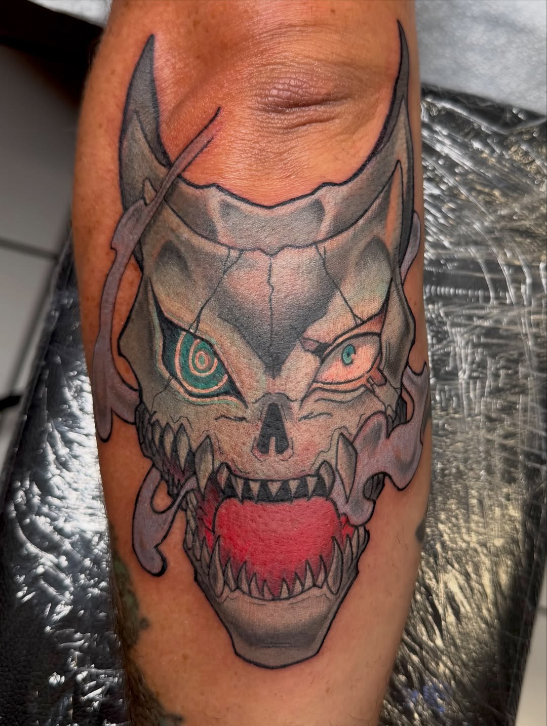 Tattoo by @madx.ink — new_school, black_and_grey