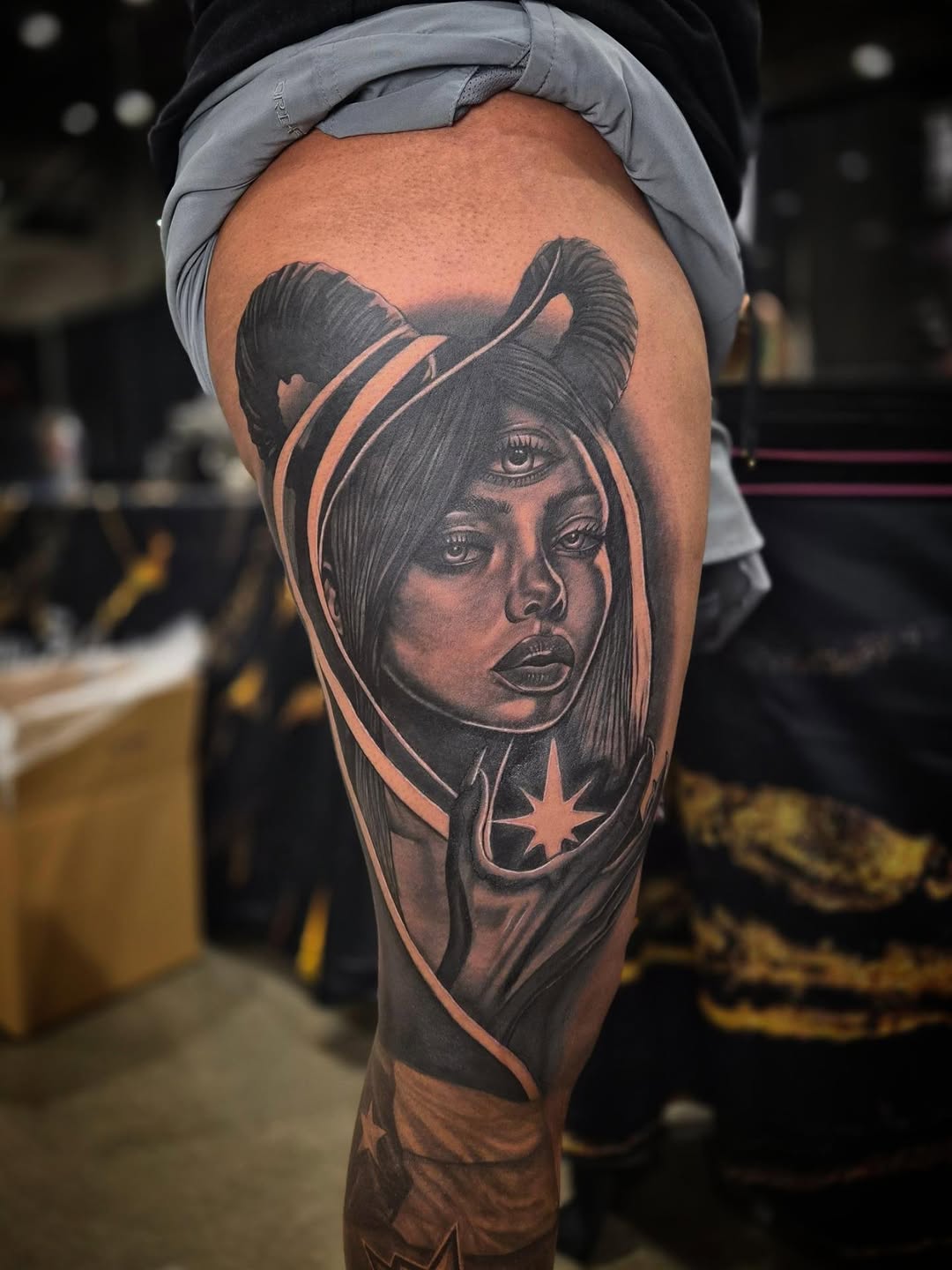 Tattoo by @lovelylyla.tatts — black_and_grey, realism