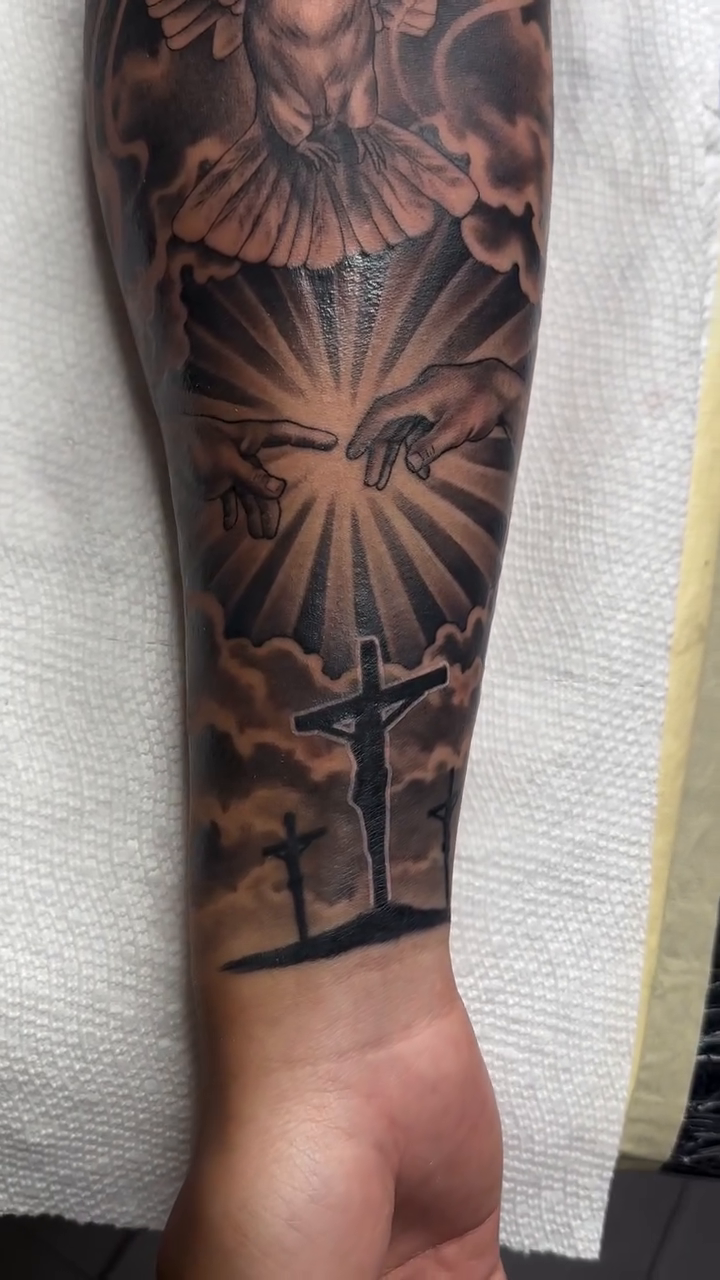 Tattoo by @omarrodrigueztattoo — black_and_grey, realism