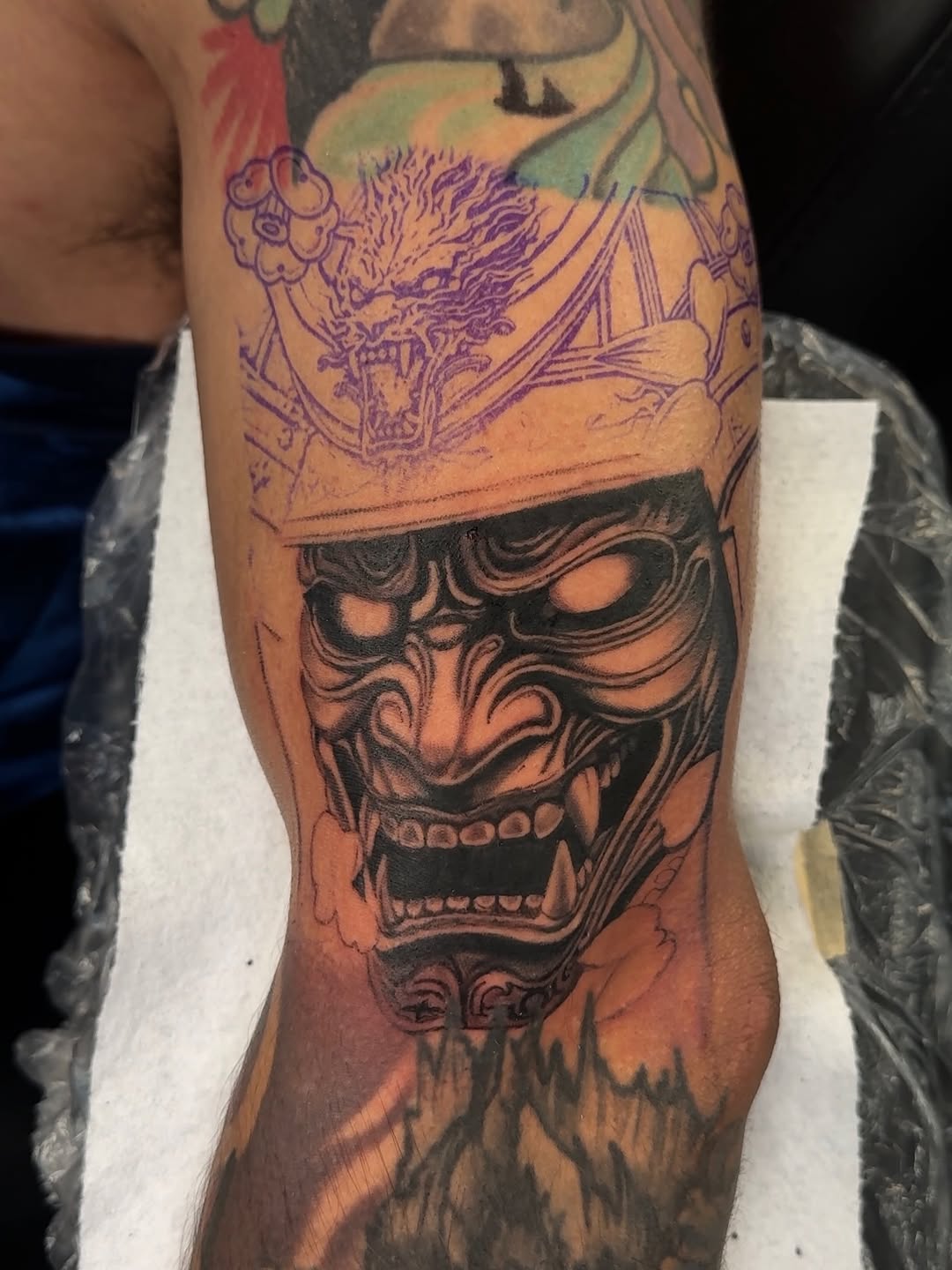 Tattoo by @raw.ink208 — japanese_irezumi, black_and_grey
