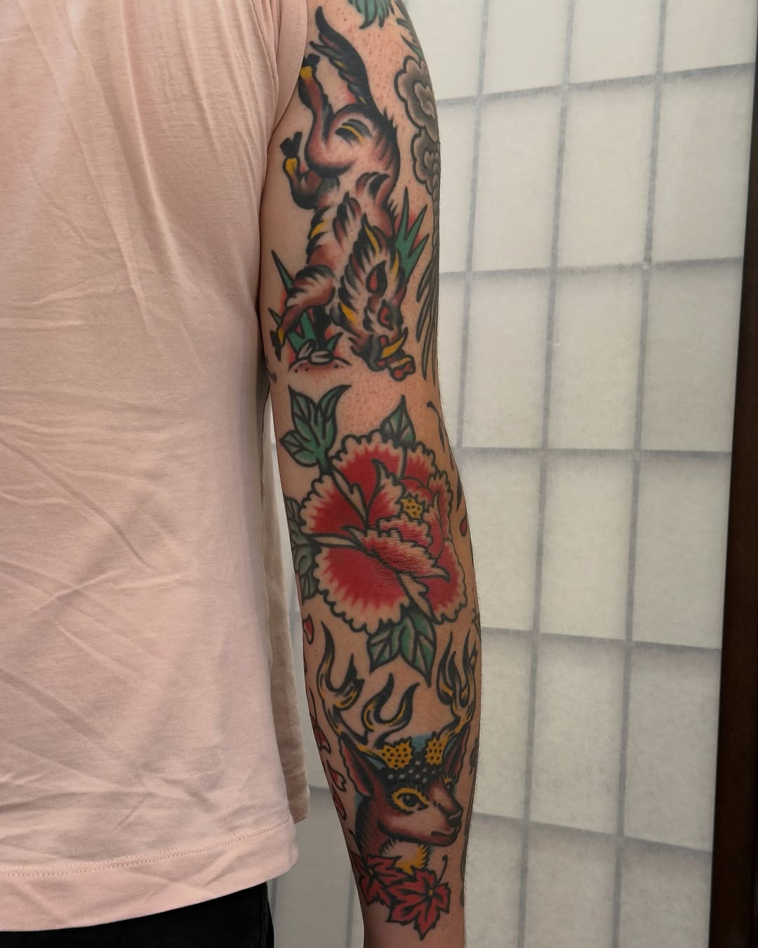 Tattoo by @stclairtattoo — american_traditional, japanese_irezumi