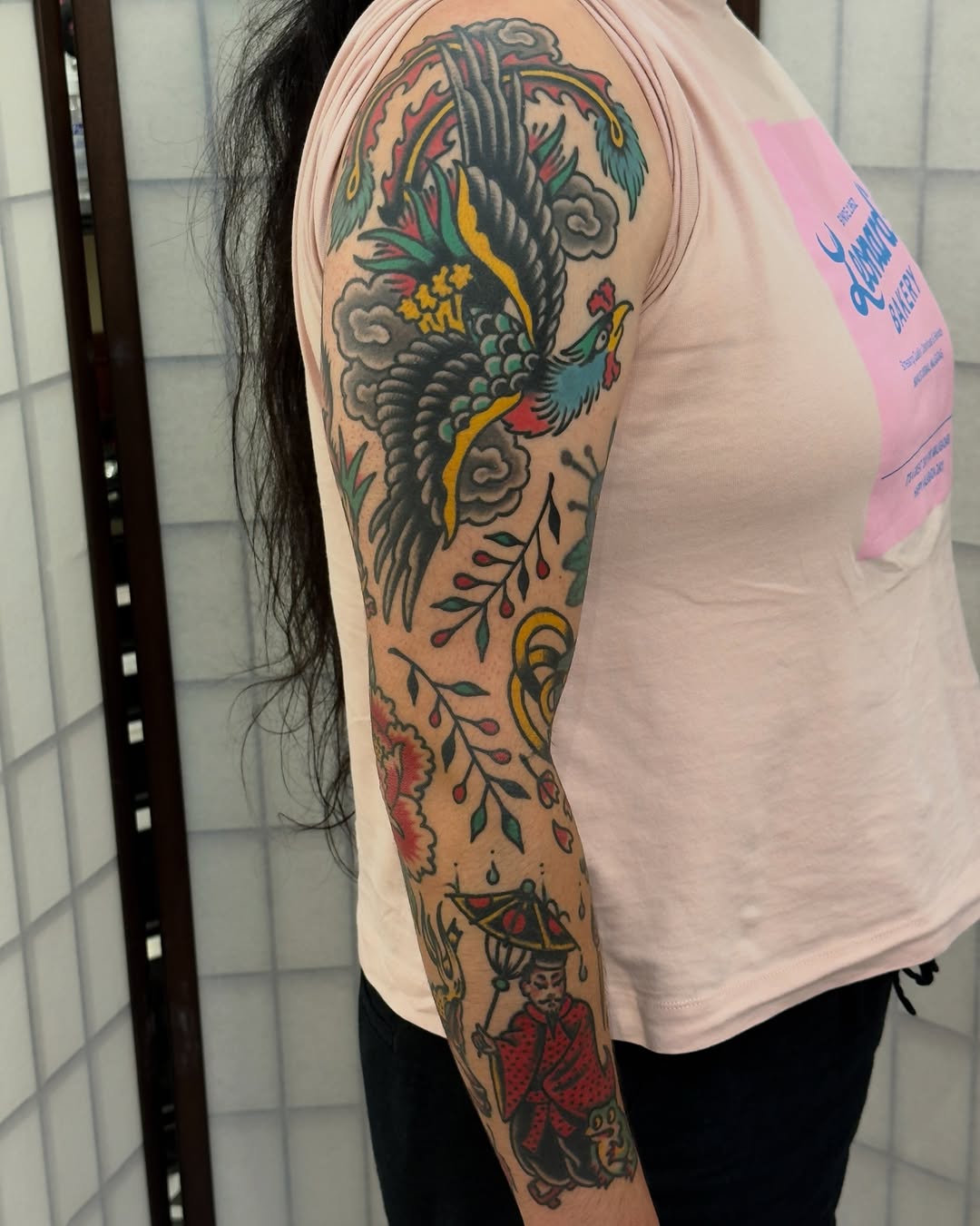 Tattoo by @stclairtattoo — japanese_irezumi, american_traditional