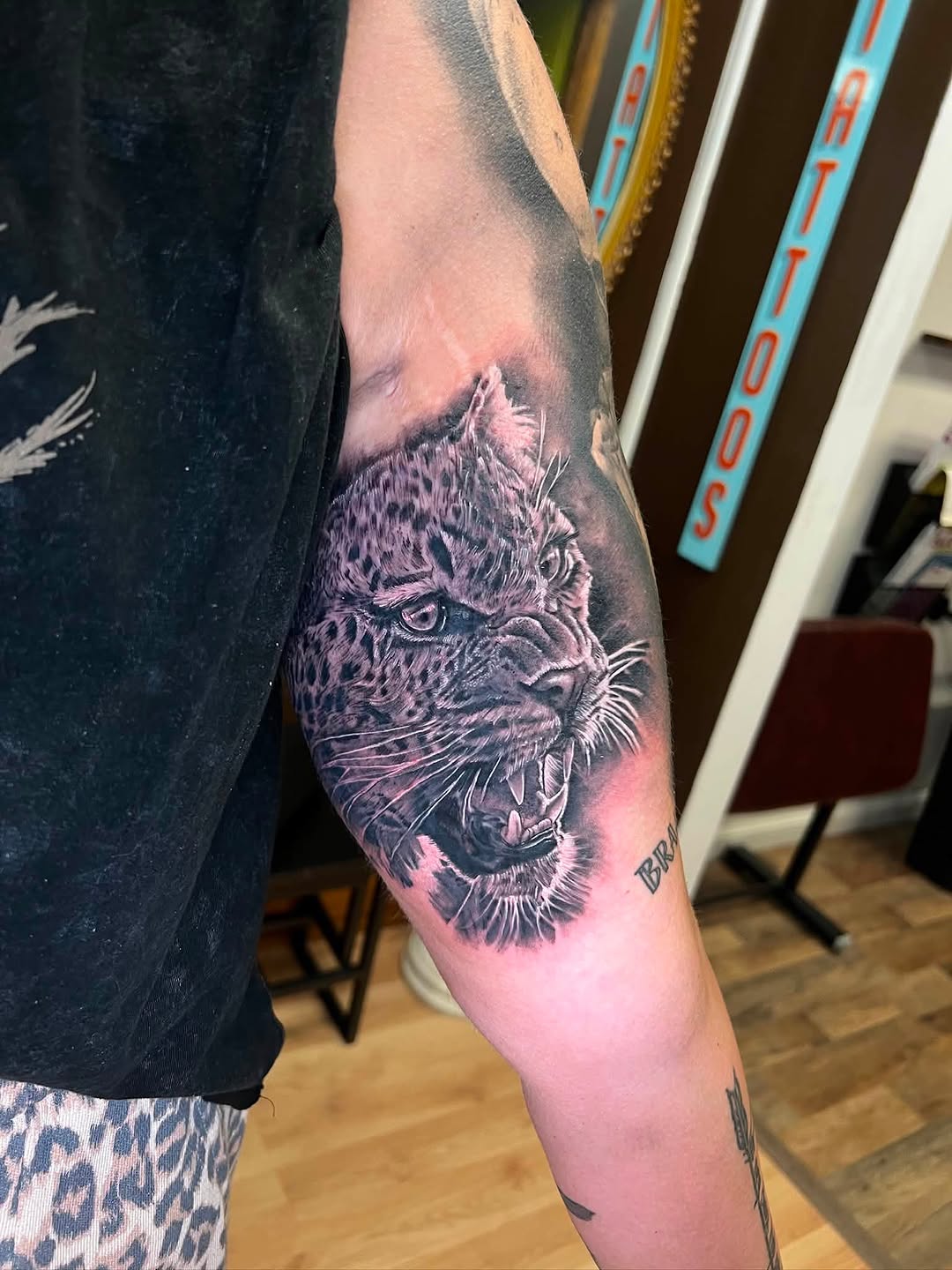 Tattoo by @coreyclarktattoos — realism, black_and_grey