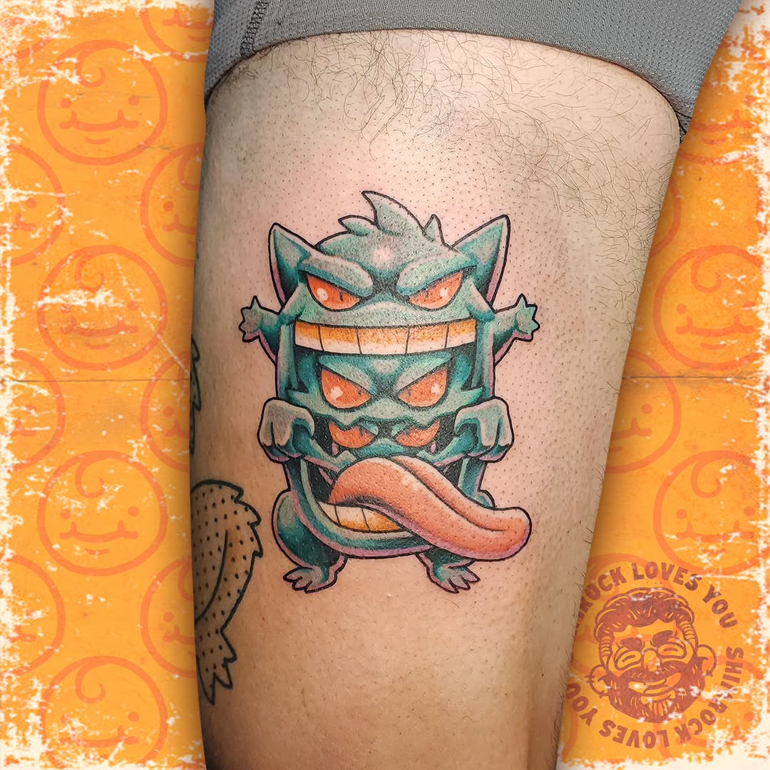 Tattoo by @shimrocklovesyou โ new_school, anime