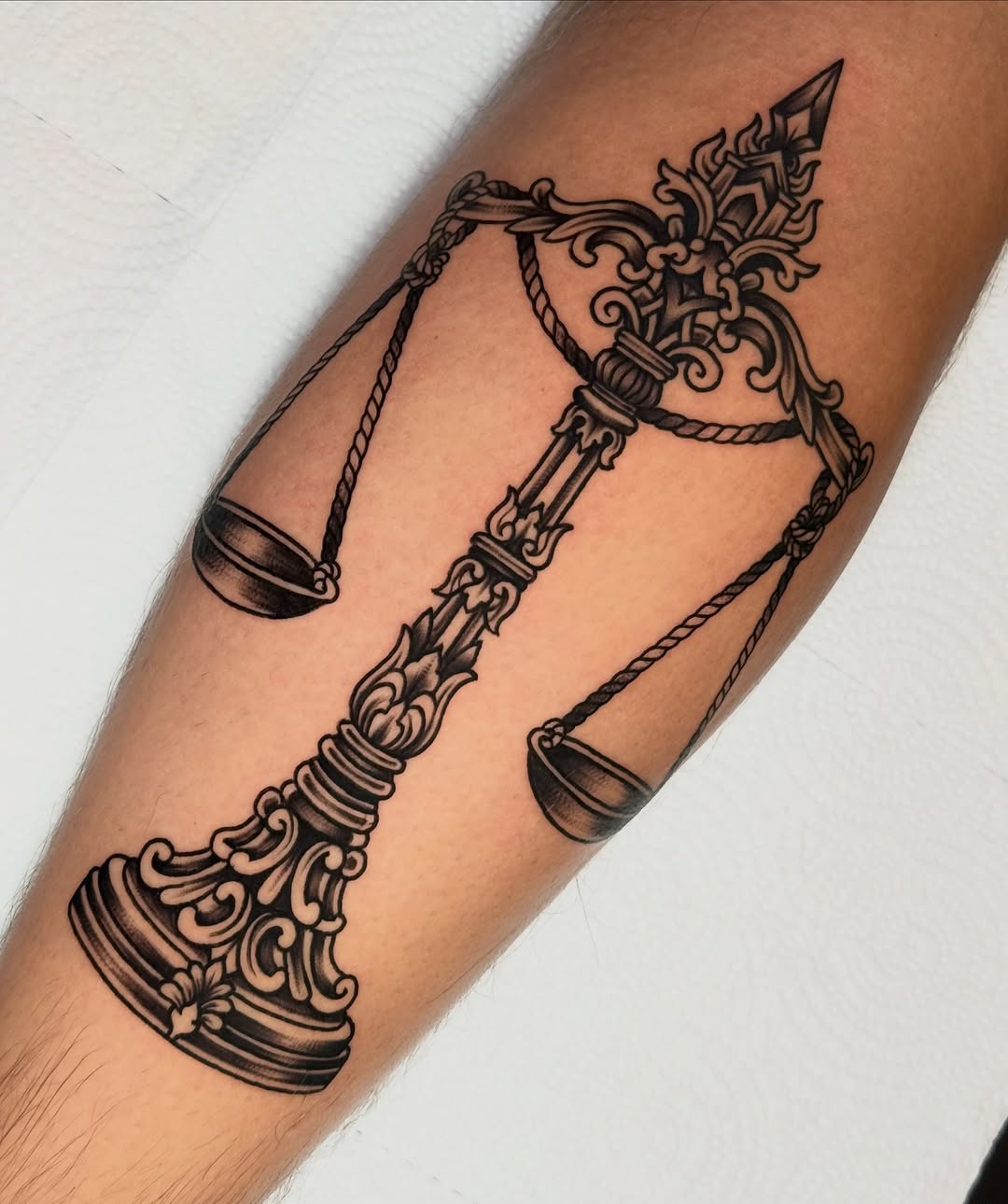 Tattoo by @senemtattooer โ black_and_grey, ornamental
