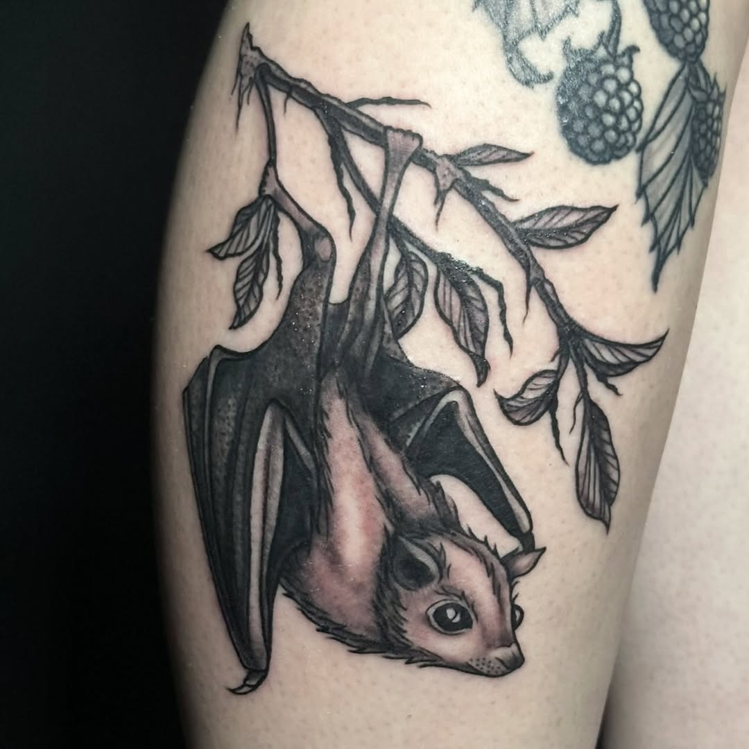 Tattoo by @stabbed.by.kai — realism, black_and_grey