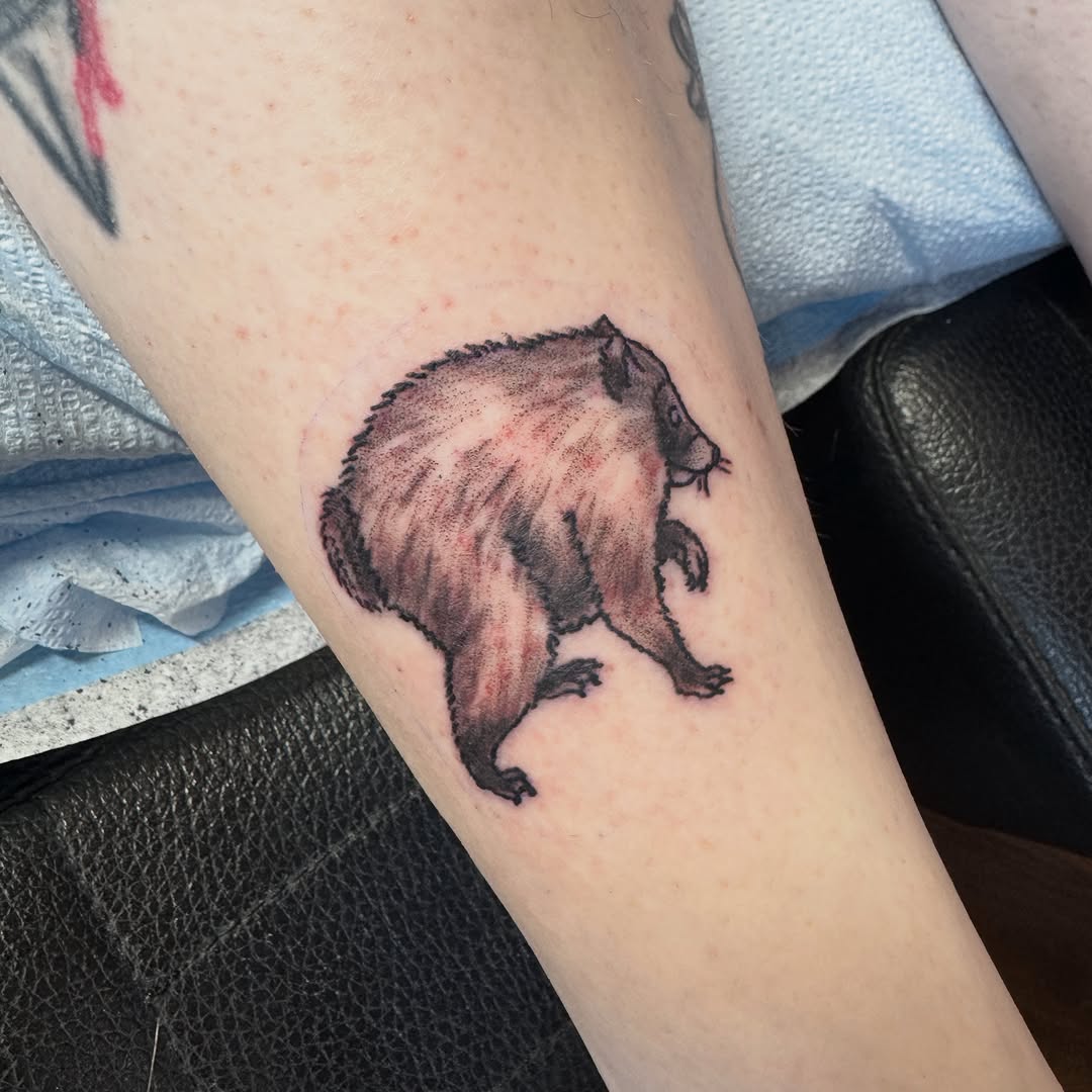Tattoo by @beesnestqueenbee — realism, black_and_grey