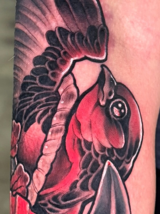 Tattoo by @scuba.steve.tattoos — japanese_irezumi, black_and_grey