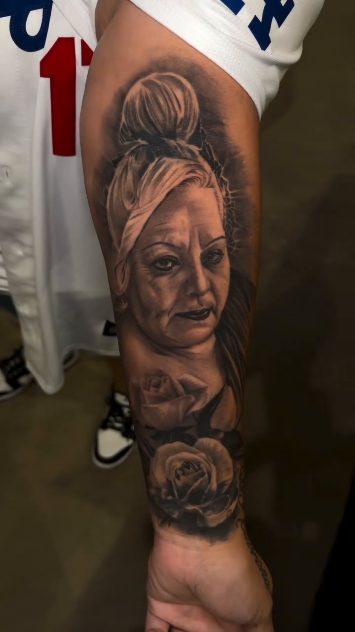 Tattoo by @suave.serg714 β realism, black_and_grey