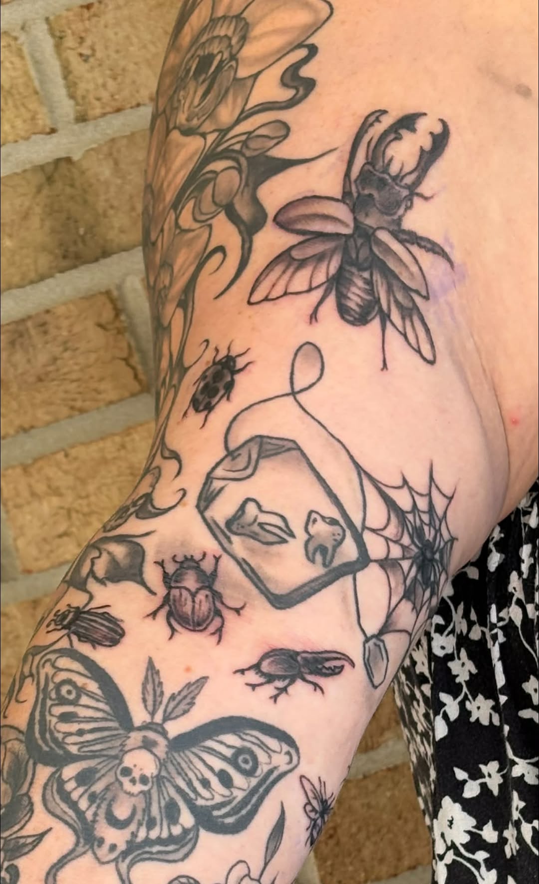 Tattoo by @ciarahofmeisterink — black_and_grey, illustrative