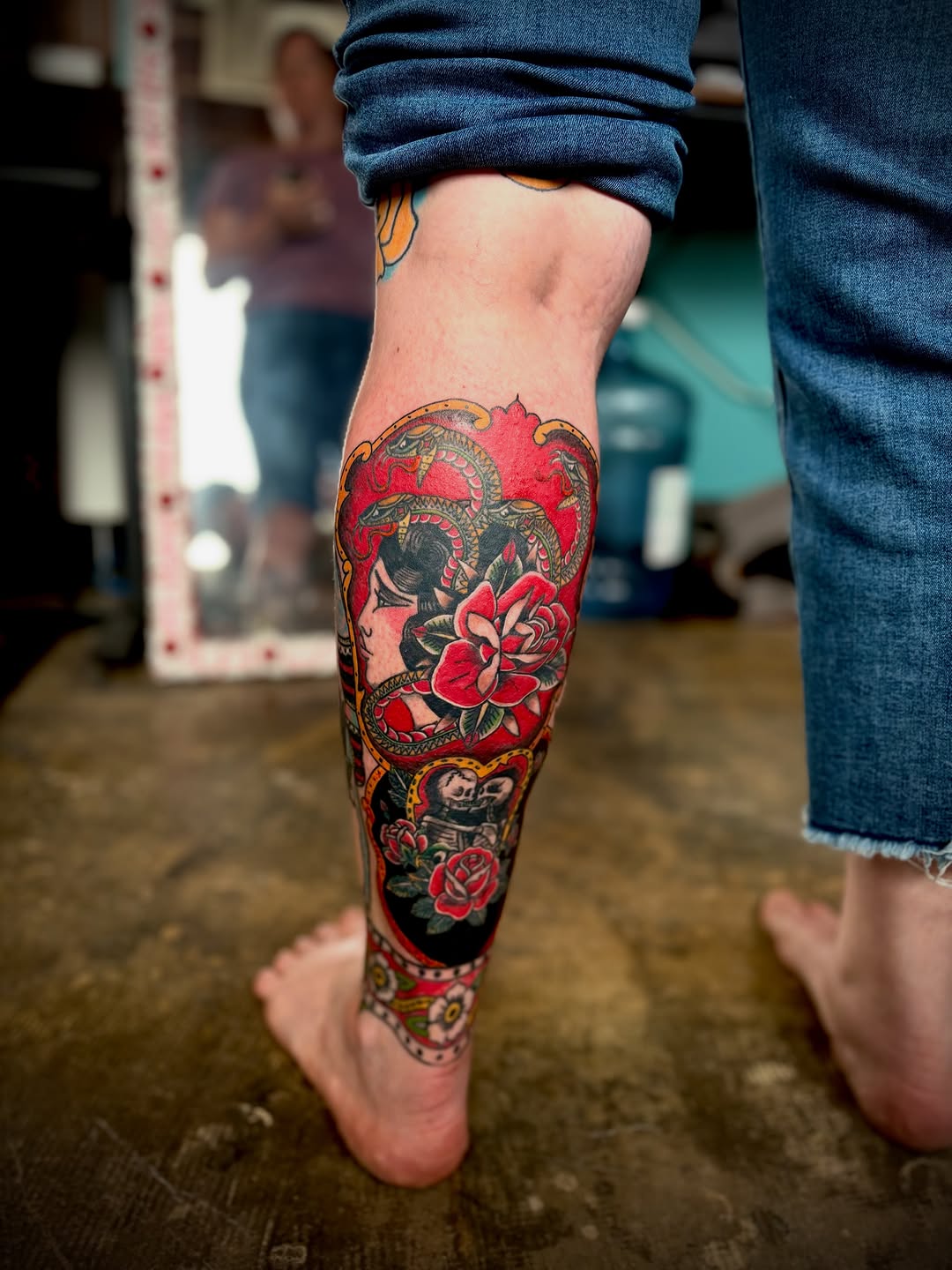 Tattoo by @regotattoos — american_traditional, neo_traditional