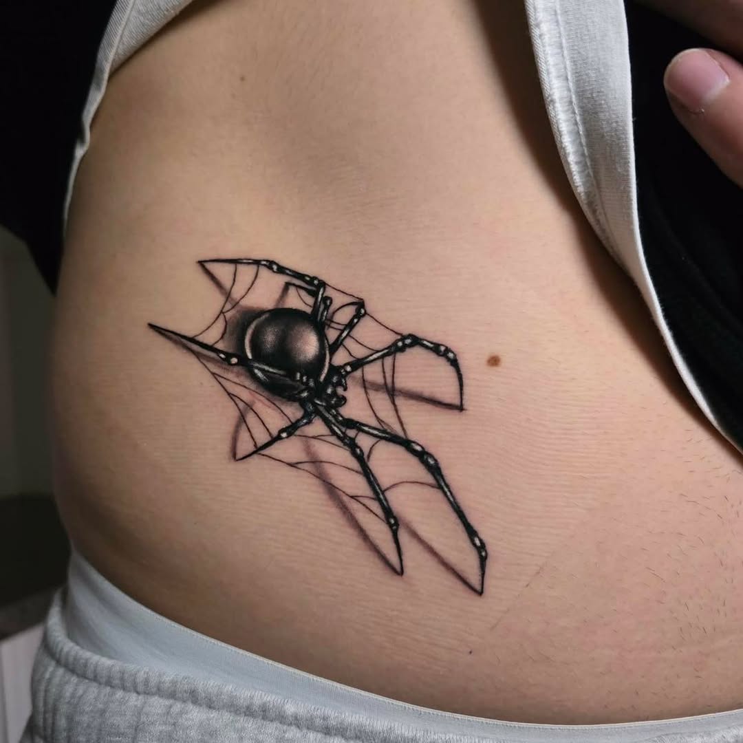 Tattoo by @juliabodyart โ realism, black_and_grey