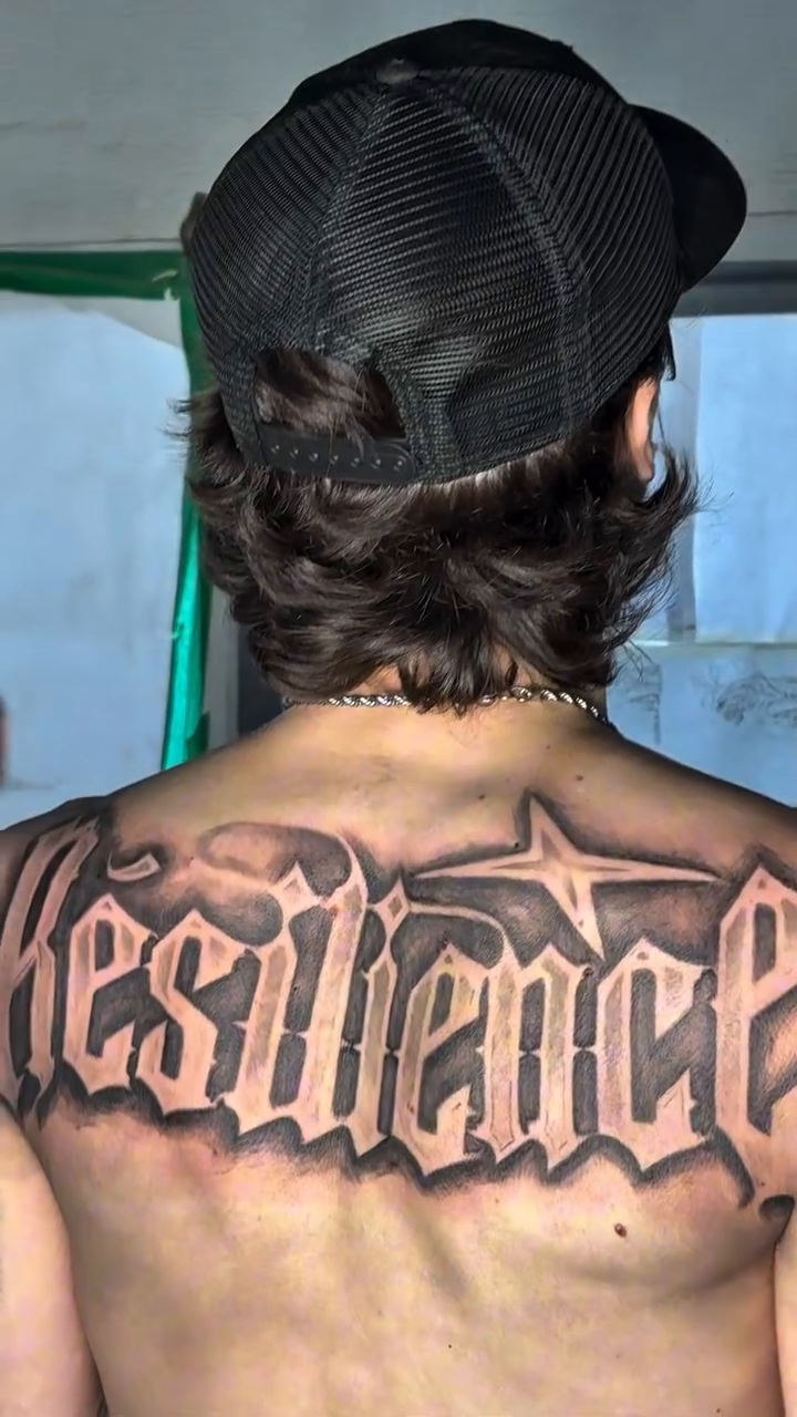 Tattoo by @shortkingtattoo β lettering_script, black_and_grey