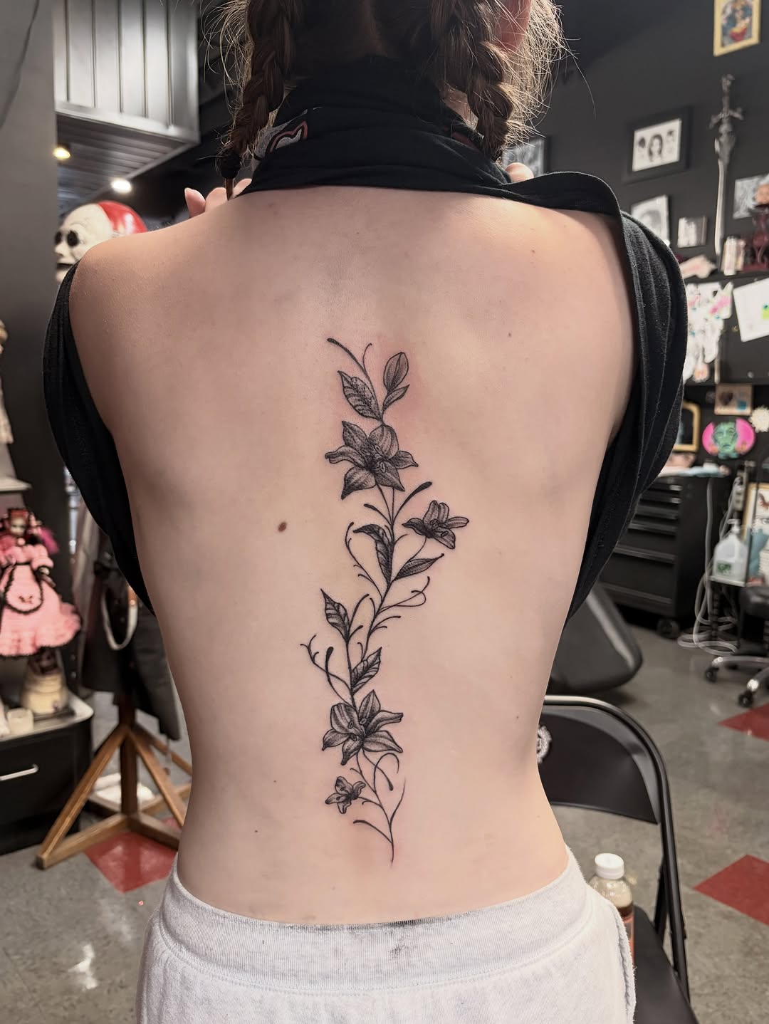 Tattoo by @rottenronnietattoos — fine_line, black_and_grey