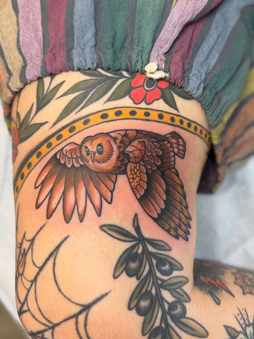 Tattoo by @amydooz — american_traditional, realism