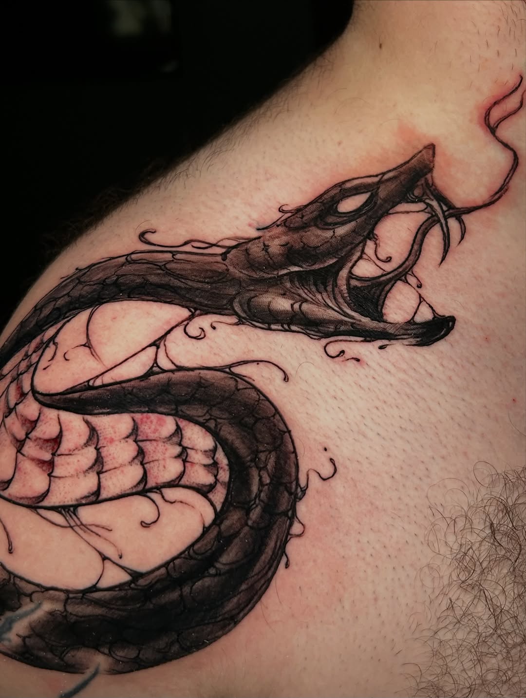 Tattoo by @jon_f_n_story — black_and_grey, illustrative