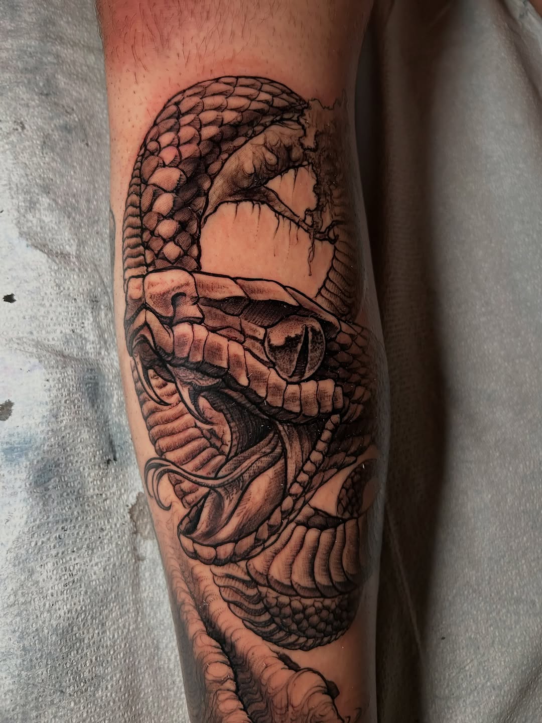 Tattoo by @jon_f_n_story — black_and_grey, realism
