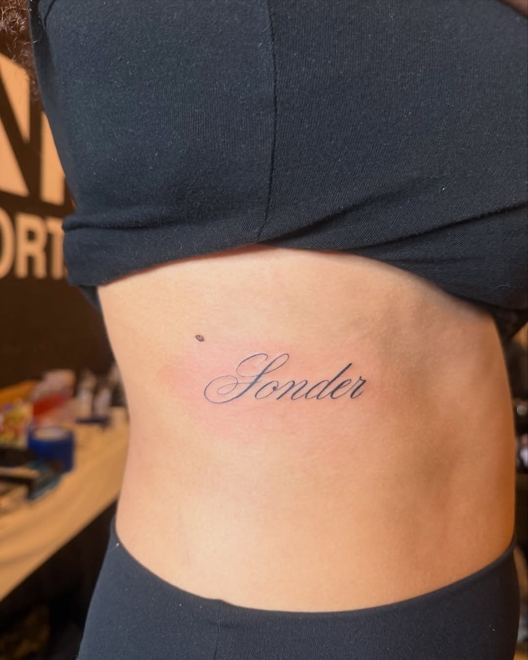 Tattoo by @gabsthegeminii — lettering_script, fine_line