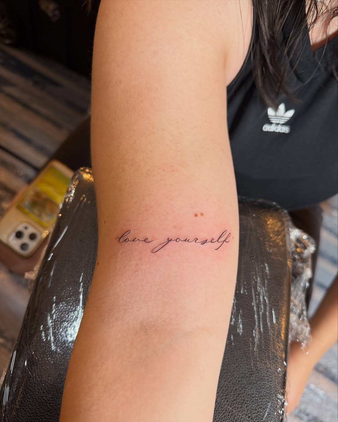 Tattoo by @gabsthegeminii — fine_line, lettering_script