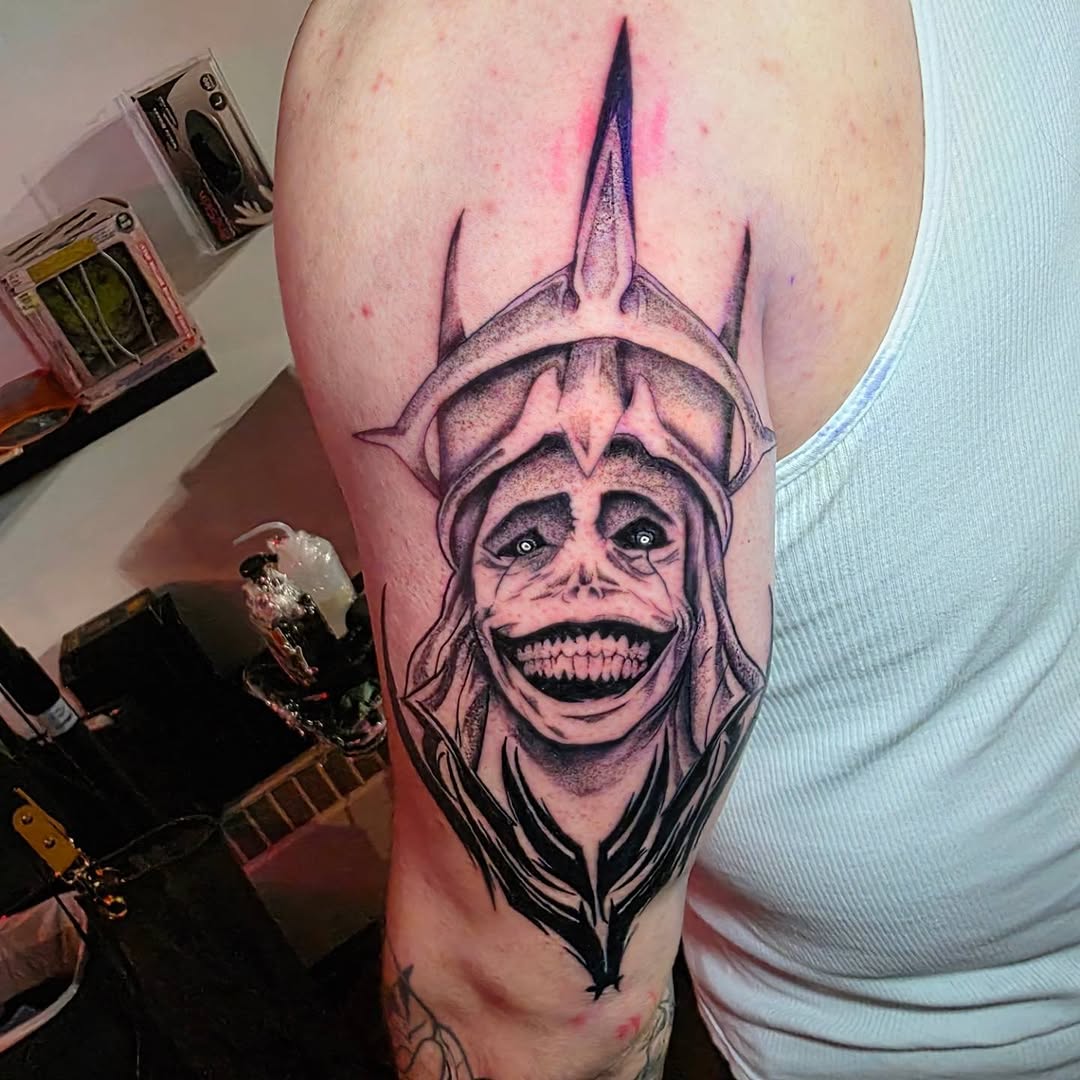 Tattoo by @bearthedemo — realism, black_and_grey