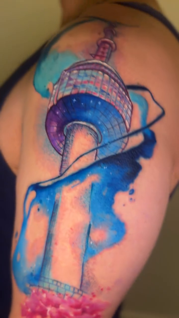 Tattoo by @hunminji — watercolor, realism