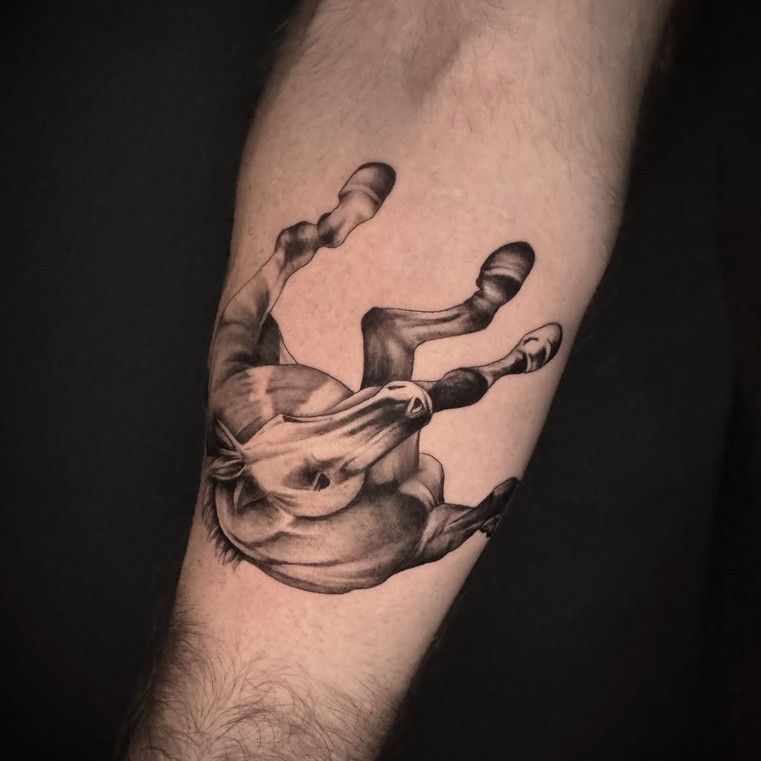Tattoo by @tattooedbyrose — realism, black_and_grey