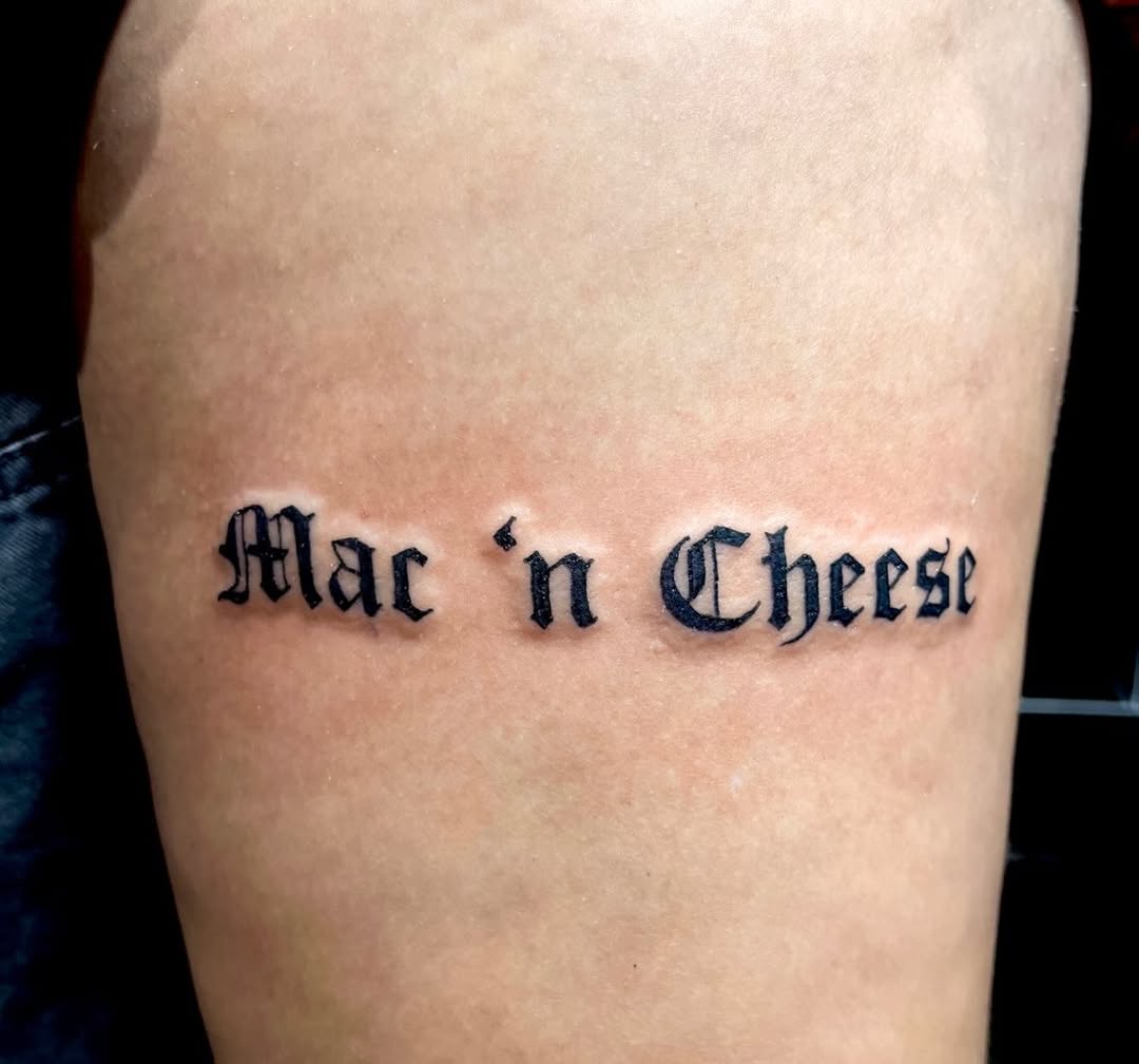Tattoo by @mia_tatilla — lettering_script