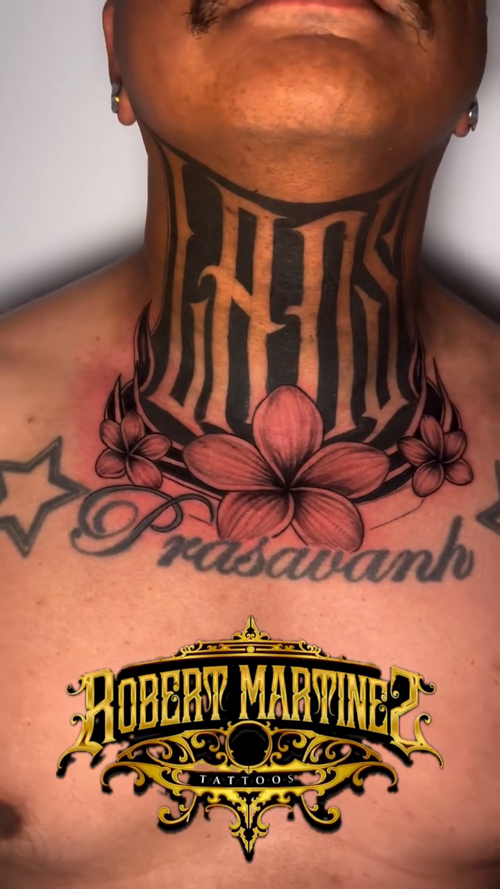 Tattoo by @robert_martineztatts — blackwork, lettering_script