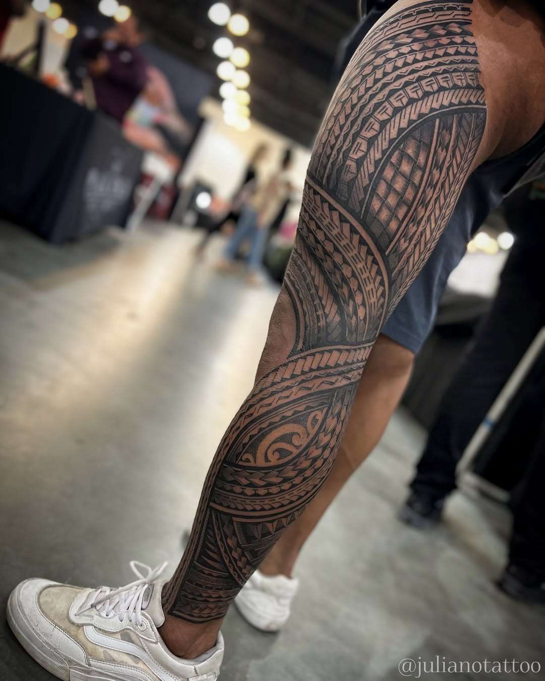 Tattoo by @julianotattoo β tribal, blackwork
