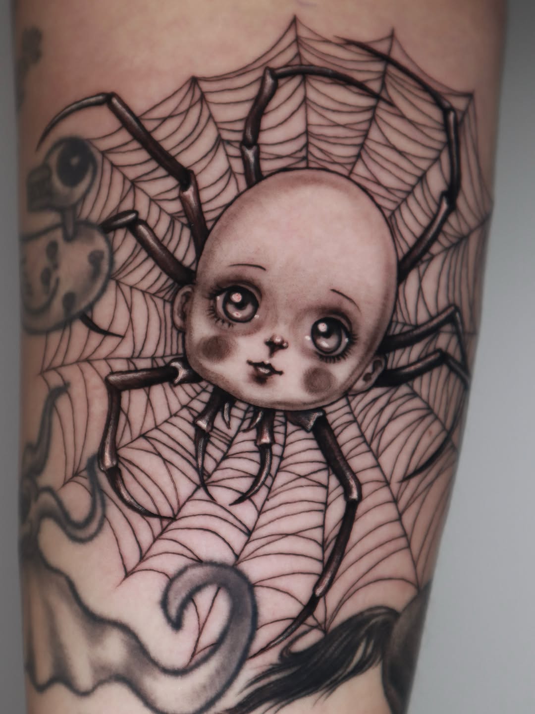 Tattoo by @artofmiguelangelflores — dark_realism, black_and_grey