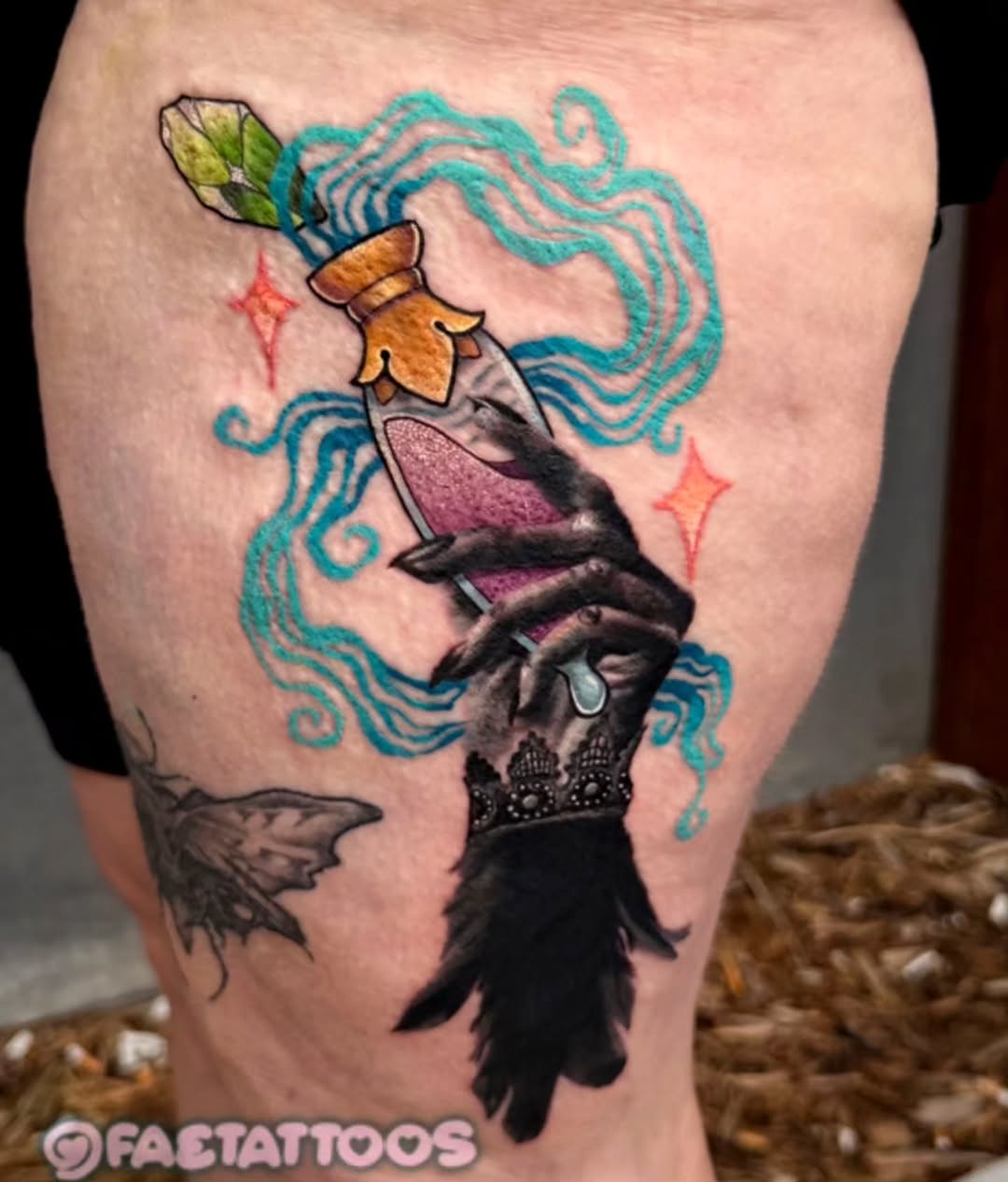 Tattoo by @faetattoos β new_school, dark_realism