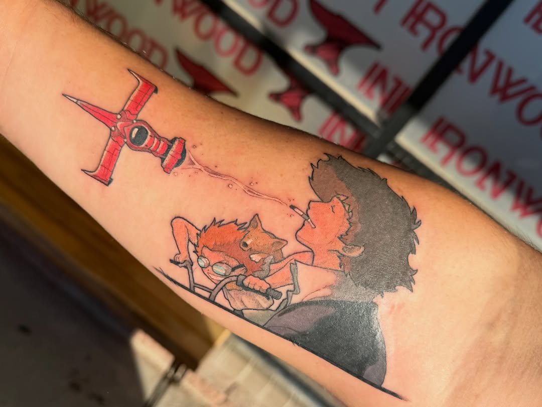 Tattoo by @bodyartbyali β anime, new_school