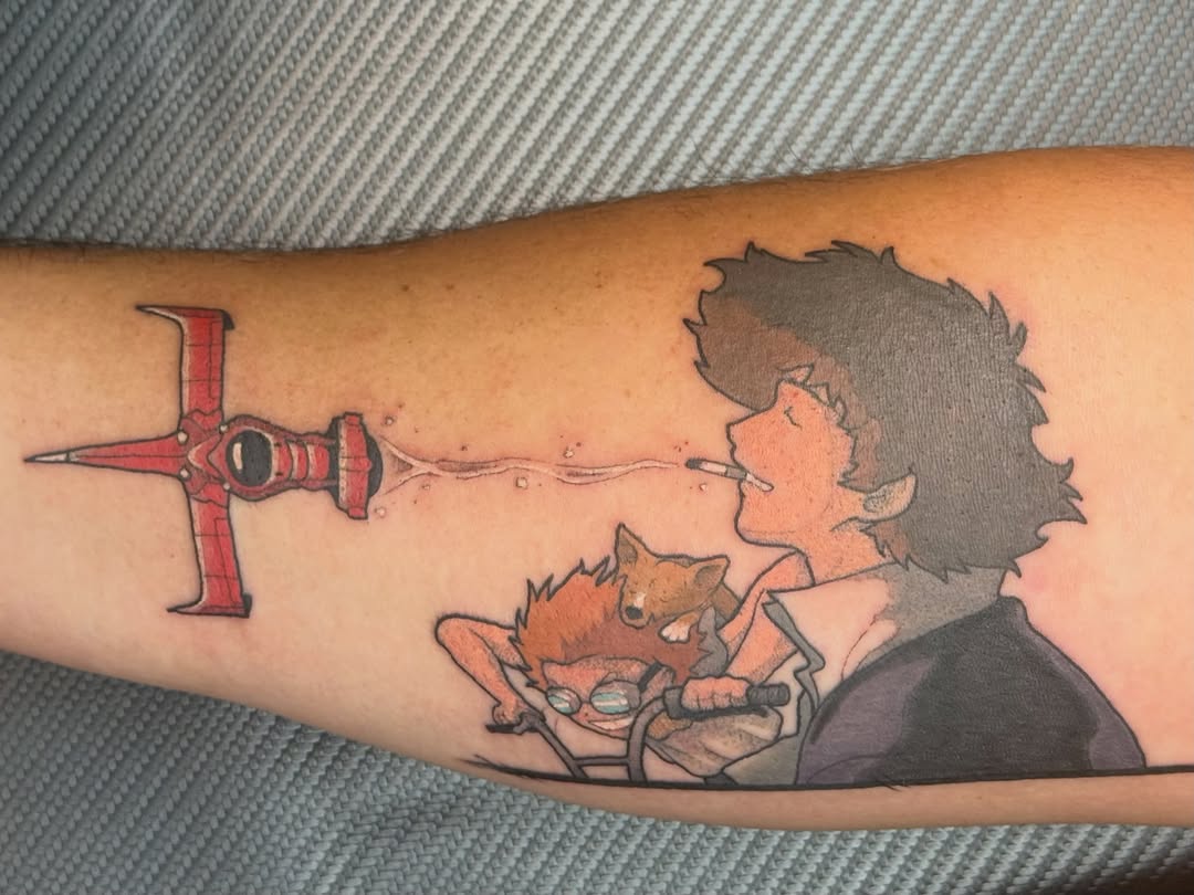 Tattoo by @bodyartbyali β anime, new_school