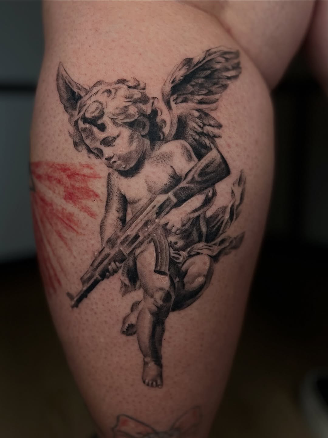 Tattoo by @micah_mariah — realism, black_and_grey