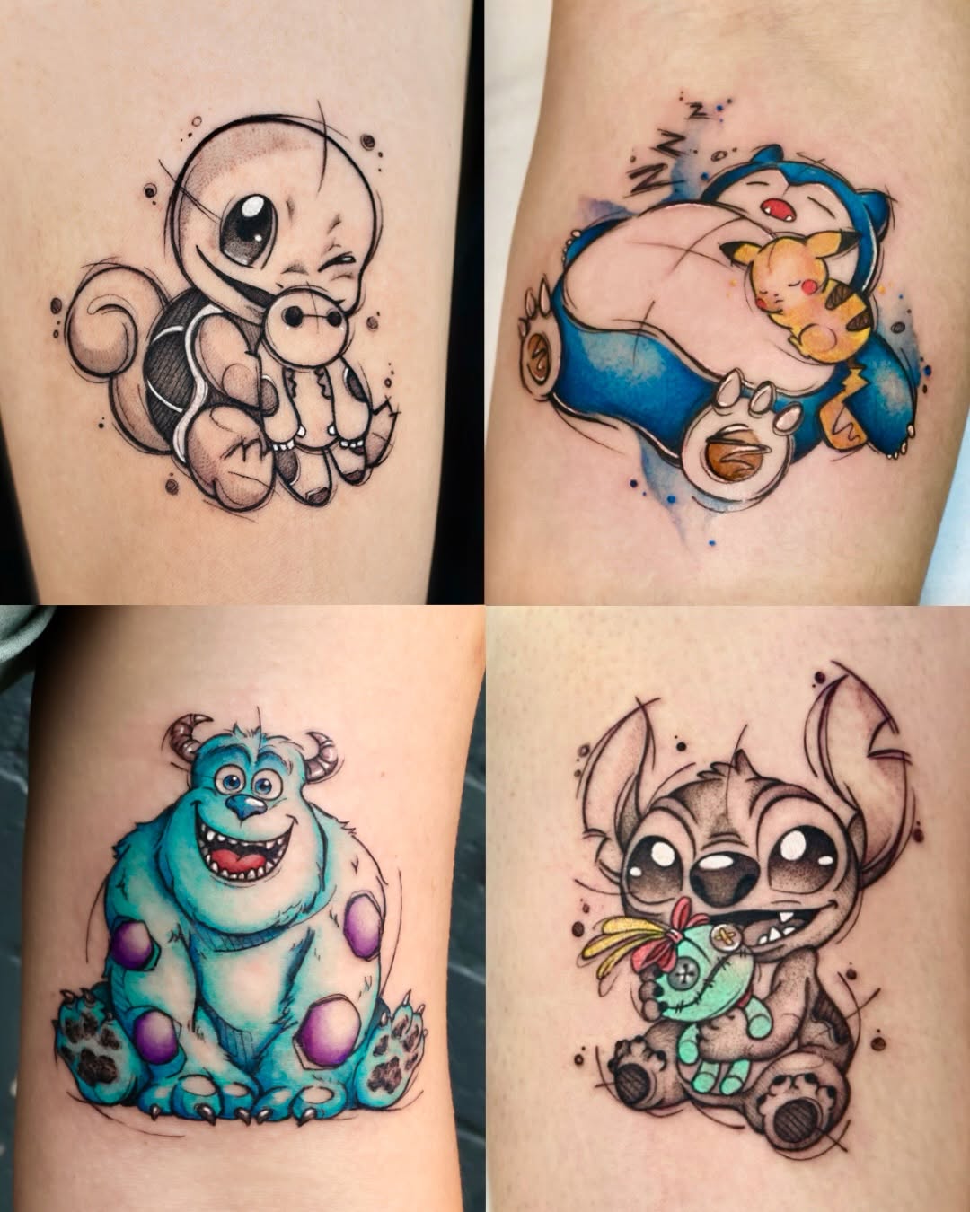Tattoo by @neonghae_tattoo — illustrative, watercolor