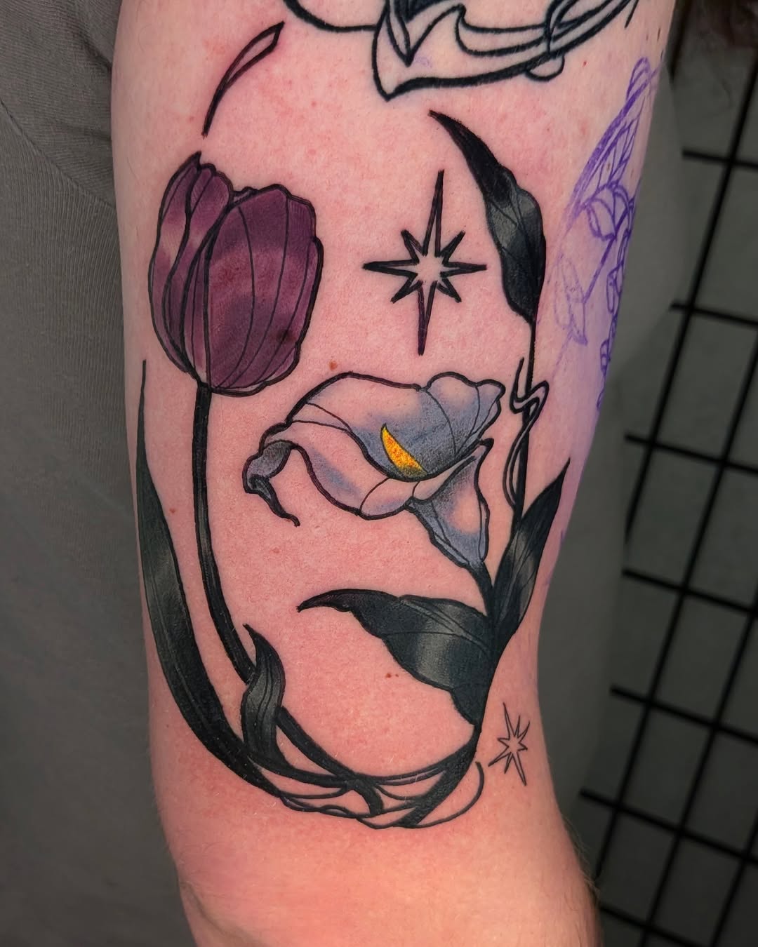 Tattoo by @yokaia.tattoo — fine_line, black_and_grey