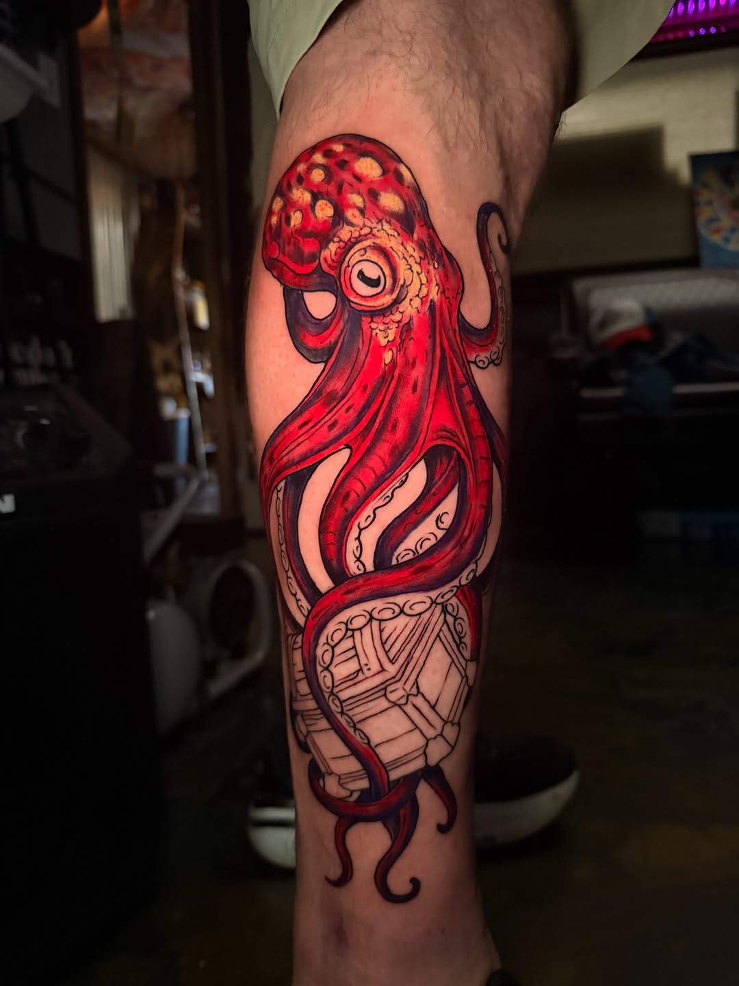 Tattoo by @garrett.morrell — realism, trash_polka