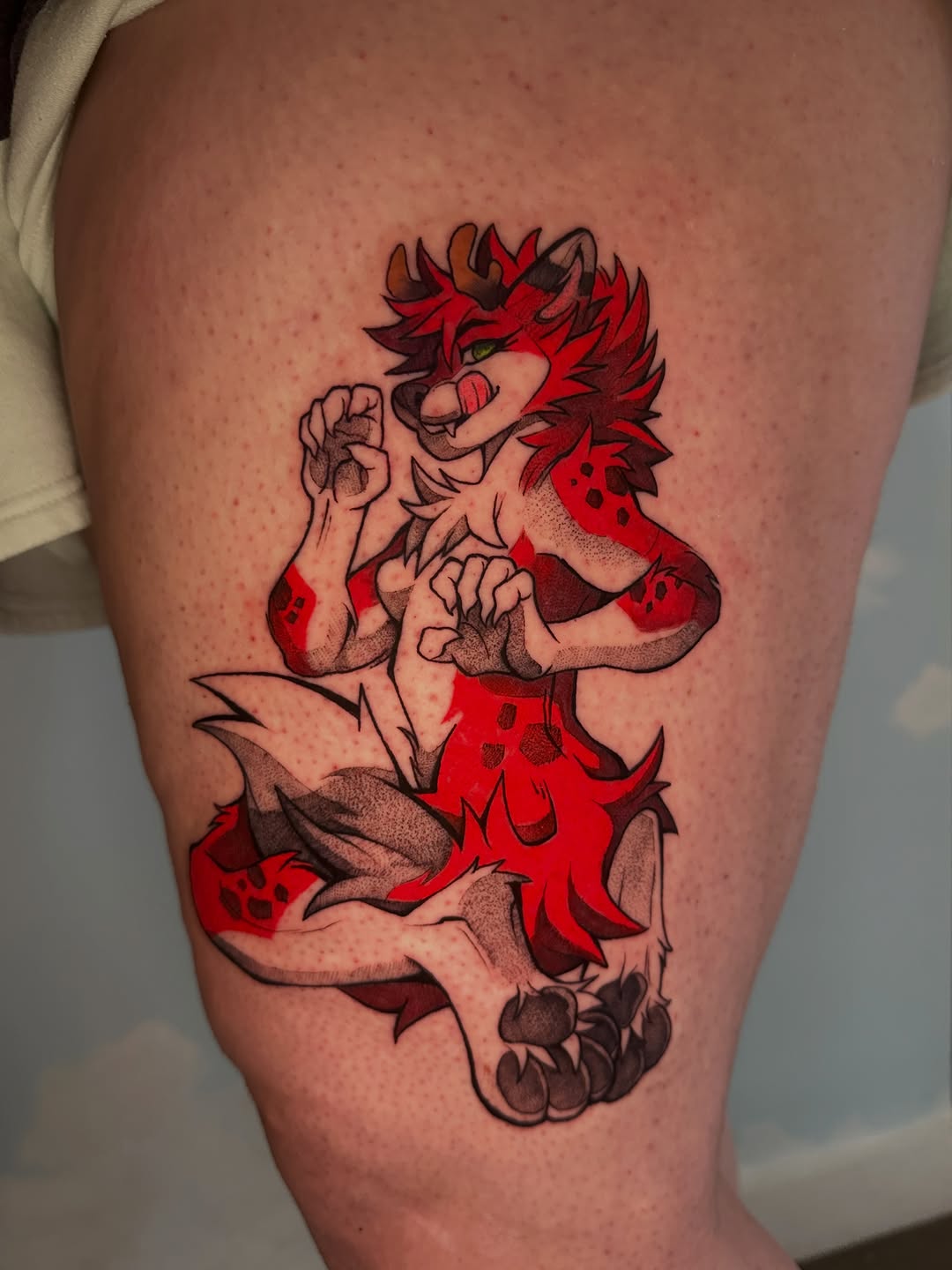 Tattoo by @deggy_tattoo โ new_school, anime
