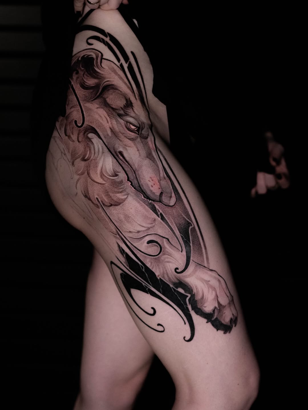 Tattoo by @slaidartwork — realism, black_and_grey