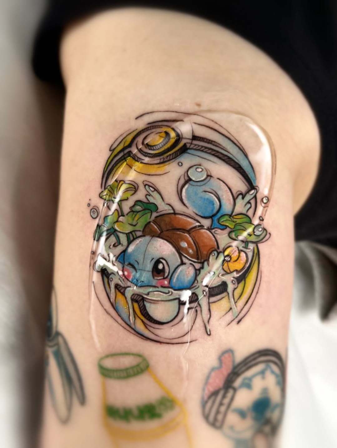 Tattoo by @neonghae β new_school, anime