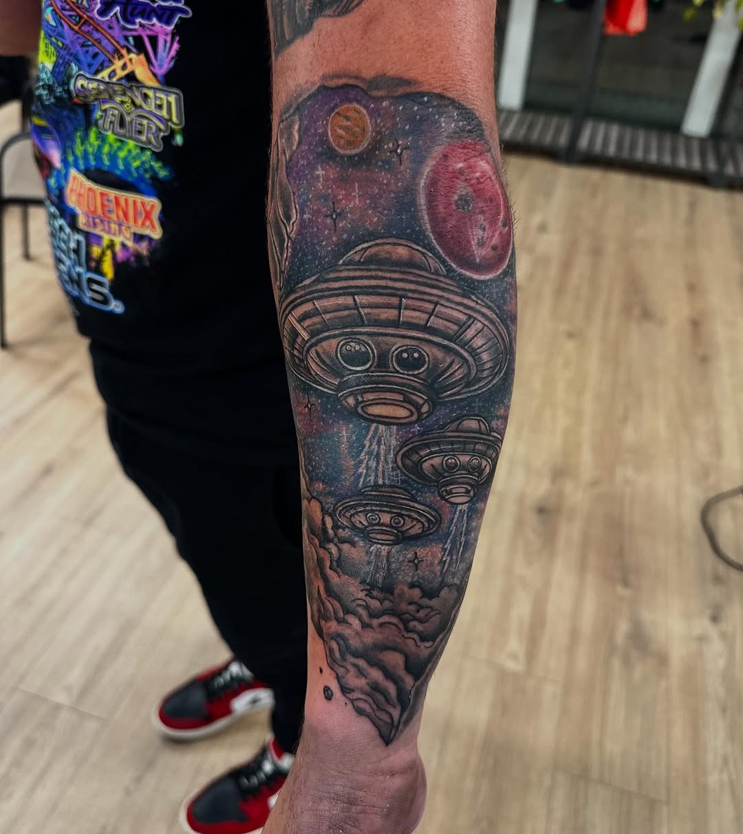 Tattoo by @dsteal03 โ new_school, black_and_grey