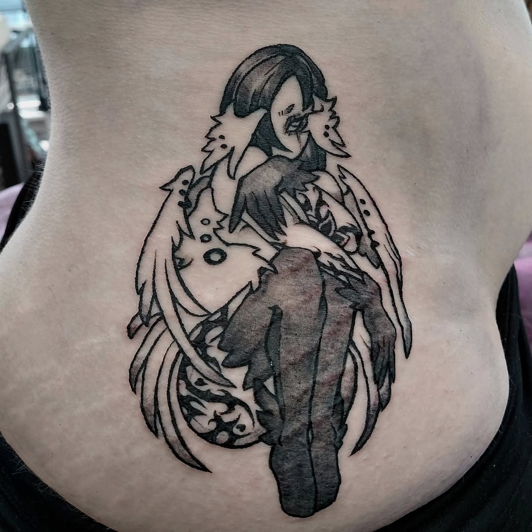 Tattoo by @ripgloss.tattoo — black_and_grey, illustrative
