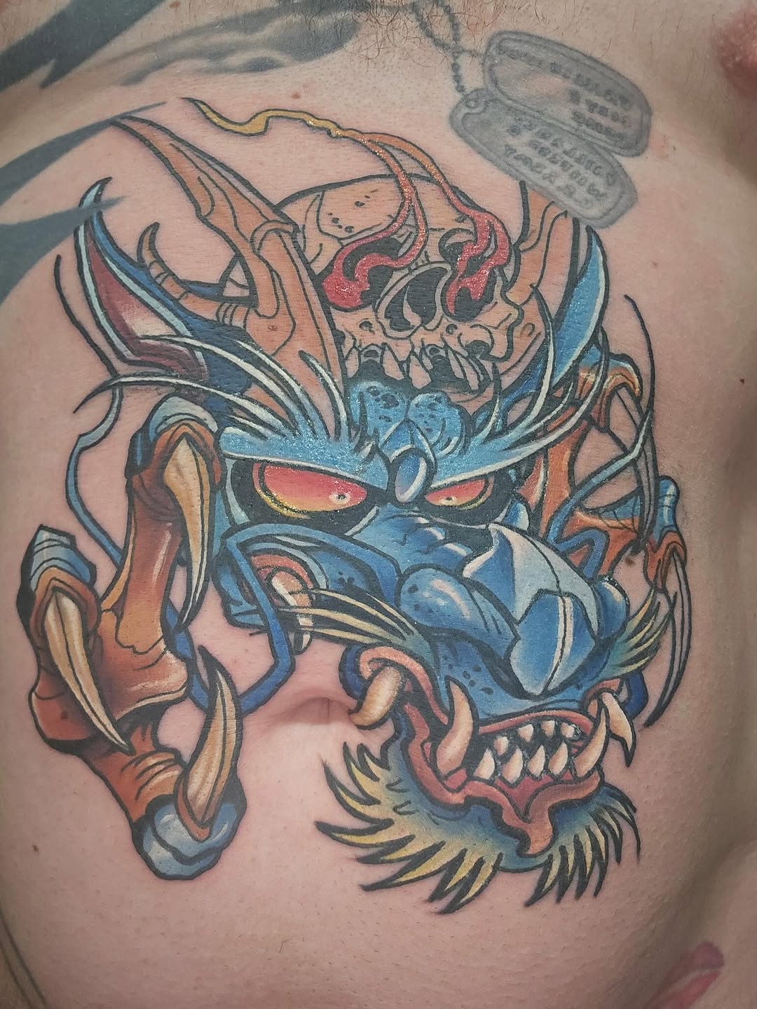 Tattoo by @kristyrvs — new_school, japanese_irezumi