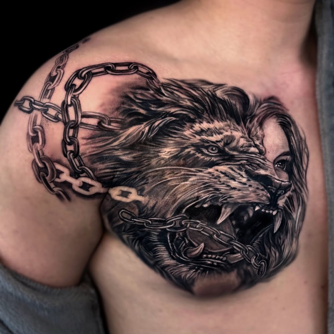 Tattoo by @hari__tattooer — realism, black_and_grey